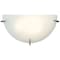Access Lighting Zenon, 1 Light Wall Sconce, Brushed Steel Finish, Opal Glass 20660-BS/OPL - alternate 1